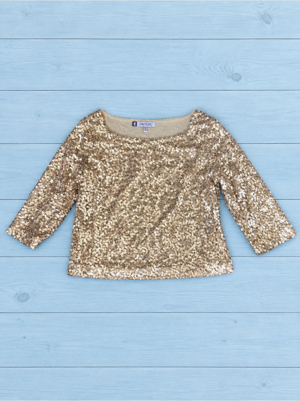 Gold Sequin Elegant Party Shirt